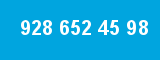 928 652 45 98 928 652 45 98